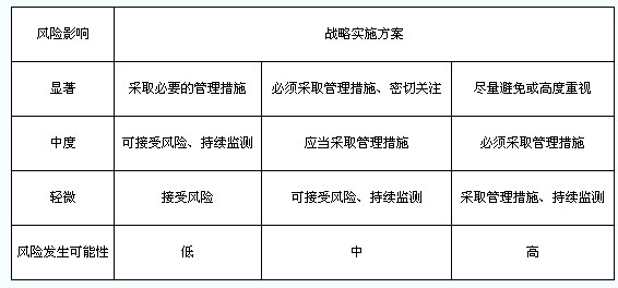 戰(zhàn)略風(fēng)險(xiǎn)評(píng)估及實(shí)施方案